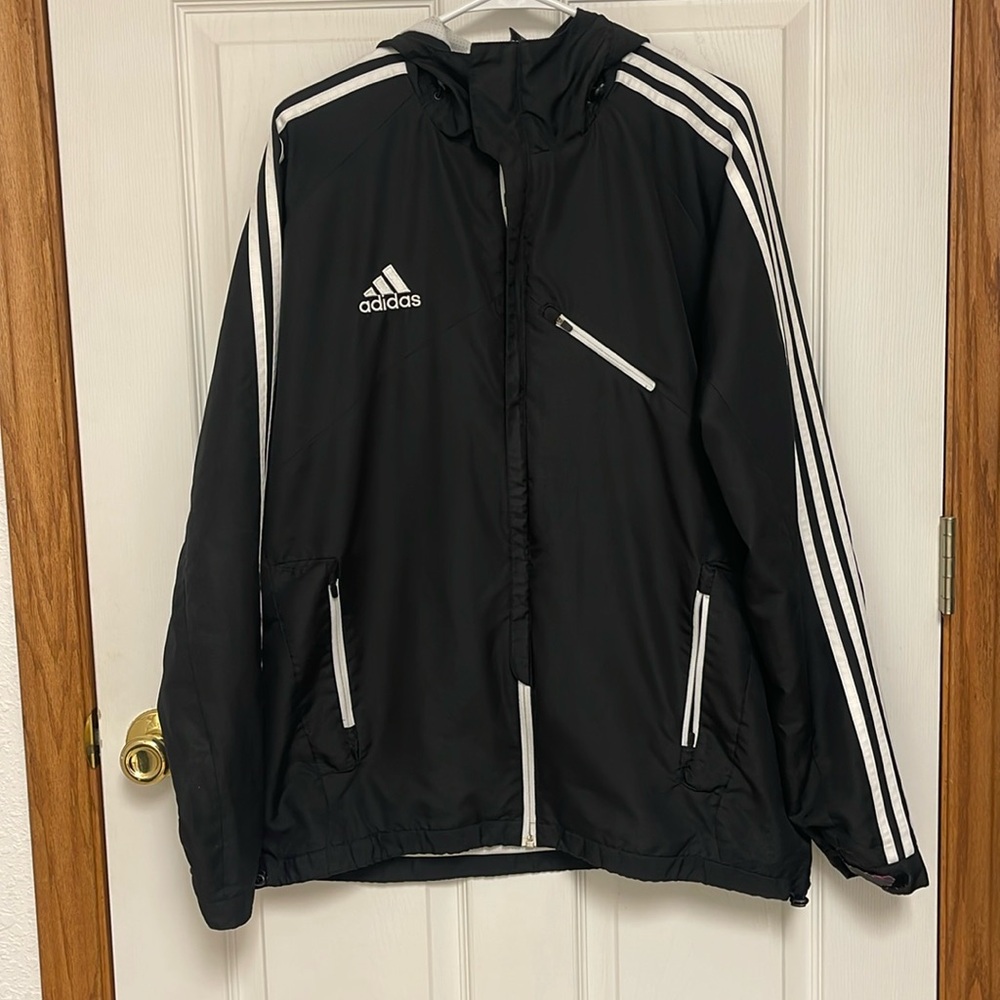 Adidas Clima Proof Zip Up Coat Men’s Large